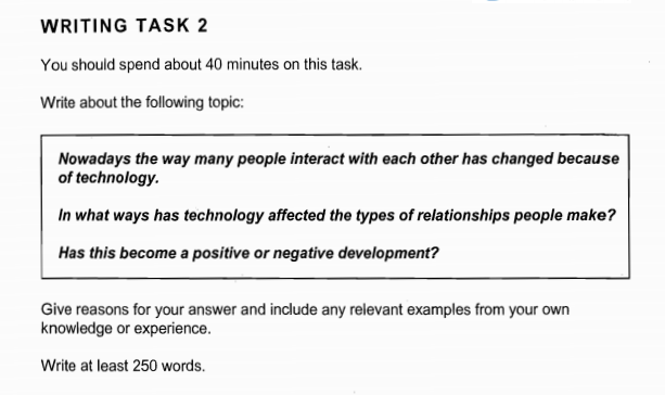 剑桥雅思8写作：Test2雅思写作task2真题+范文